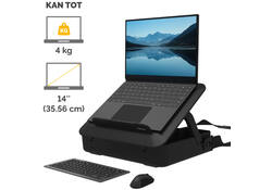 Laptopstandaard Draagtas Fellowes Breyta zwart