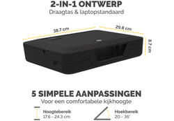 Laptopstandaard Draagtas Fellowes Breyta zwart