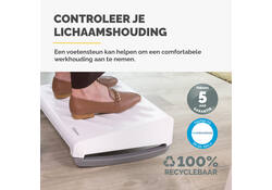 Voetensteun Fellowes Breyta wit