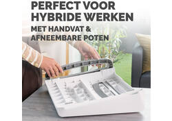 Voetensteun Fellowes Breyta wit