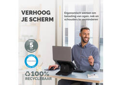 Laptopstandaard Fellowes Breyta zwart