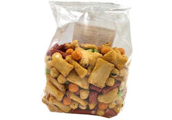 Rijstcrackers Delinuts rigato mix zak 175 gram