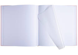 Fotoalbum Exacompta 29x32cm 60 witte pagina's Ellipse roze