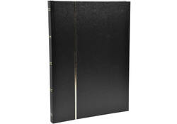 Postzegelalbum Exacompta 22.5x30.5cm 48 zwarte pagina's zwart