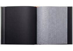 Fotoalbum Exacompta 29x32cm 60 zwarte pagina's Néo Déco zwart