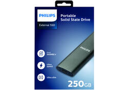 SSD Philips externe 250GB USB-C Grijs