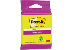 Memoblok 3M Post-it 6920 SS 76x76mm ass. kleur