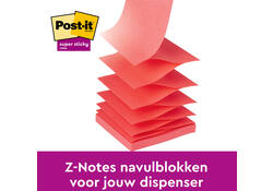 Memoblok Post-it 3M Z-Note R330 Super Sticky 76x76mm Carnival