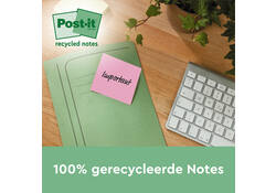 Memoblok 3M Post-it 654 RSSCOL 76x76mm assorti kleur 3+1 gratis