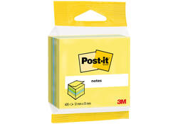 Memoblok 3M Post-it 2012L 51x51mm kubus ass kleur
