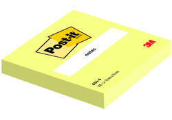 Memoblok 3M Post-it 6820 76x76mm Notes Canary Yellow