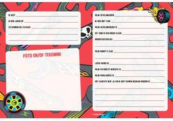 Vriendenboek Interstat Hot Wheels