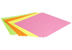 Origami Clairefontaine Neon 20x20cm set à 100 vel 70gram assorti