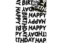 Inpakpapier Stewo Happy Birthday 200x70cm assorti