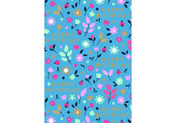 Inpakpapier Stewo Happy Birthday 200x70cm assorti