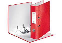 Ordner Leitz WOW 180 gelamineerd 85mm A4 rood