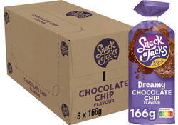 Rijstwafel Snack-a-Jacks chocololate chip pak 166 gram