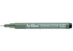 Fineliner Artline technisch 0.03mm zwart