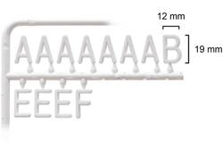 Letterbord IEZZY 30x30cm zwart hout