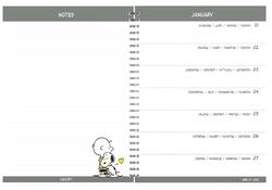 Agenda 2025 Lannoo bureau Peanuts 7dagen/2pagina's