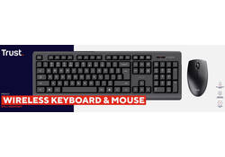 Toetsenbord trust primo draadloos + muis