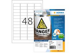 Etiket HERMA 9536 45.7x21.2mm weerbestendig wit 1920 etiketten