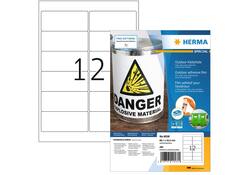 Etiket HERMA 9538 99.1x42.3mm weerbestendig wit 480 etiketten