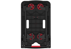 Transportkar Pavo platform trolley inklapbaar 137kg zwart