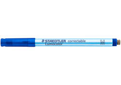 Viltstift Staedtler Lumocolor 305 non permanent correctable M blauw