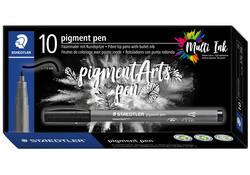 Fijnschrijver Staedtler PigmentArts Intens zwart