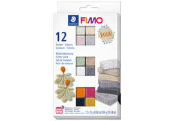 Klei Fimo effect colour pak à 12 Boho kleuren