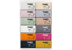 Klei Fimo effect colour pak à 12 Boho kleuren