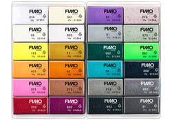 Klei Fimo effect colour pak à 24 kleuren
