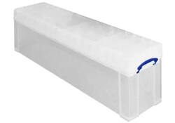 Opbergbox Really Useful 77 liter 1201x270x355mm transparant wit