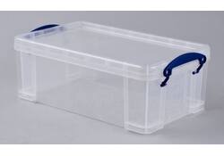 Opbergbox Really Useful 5 liter 340x200x125mm transparant wit