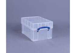 Opbergbox Really Useful 9 liter XL 395x255x205mm transparant wit