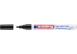 Viltstift edding 751 lakmarker creatief rond 1-2mm zwart