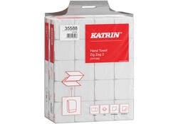 Handdoek Katrin Z-vouw 2-laags 24,4x23cm 20x200st 35588