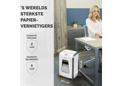 Papiervernietiger Fellowes Powershred 15C snippers 4x40mm wit