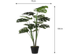 Kunstplant Mica Monstera in plastic pot 100x70cm