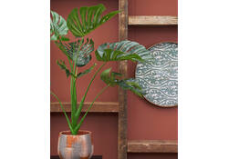 Kunstplant Mica Monstera in plastic pot 100x70cm