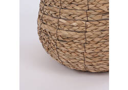 Plantenmand Mica Avalon zeegras rond lichtbruin 26x26cm
