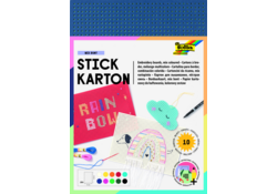 Borduurkaarten Folia 17.5 x x24.5cm 300gr 10 vel assorti