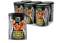 Pinda's NoyNuts gesuikerd en gebrand met amandelen blik 135 gram