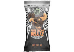 Cashewnoten NoyNuts pure choco deluxe mix zak 45 gram