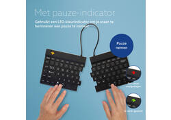Toetsenbord R-Go Split Break QWERTY WL zwart
