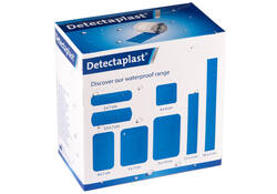 Waterafstotende blauwe pleister Detectaplast 6cmx5m