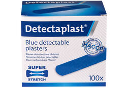 Elastische blauwe textielpleister Detectaplast 19x72mm