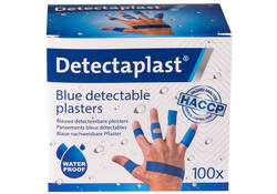 Waterafstotende blauwe pleister Detectaplast assorti