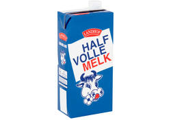Melk Landhof halfvol houdbaar pak 1 liter